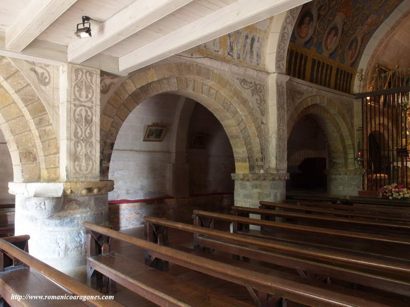 DETALLE DEL LADO NORTE DE LA NAVE CENTRAL